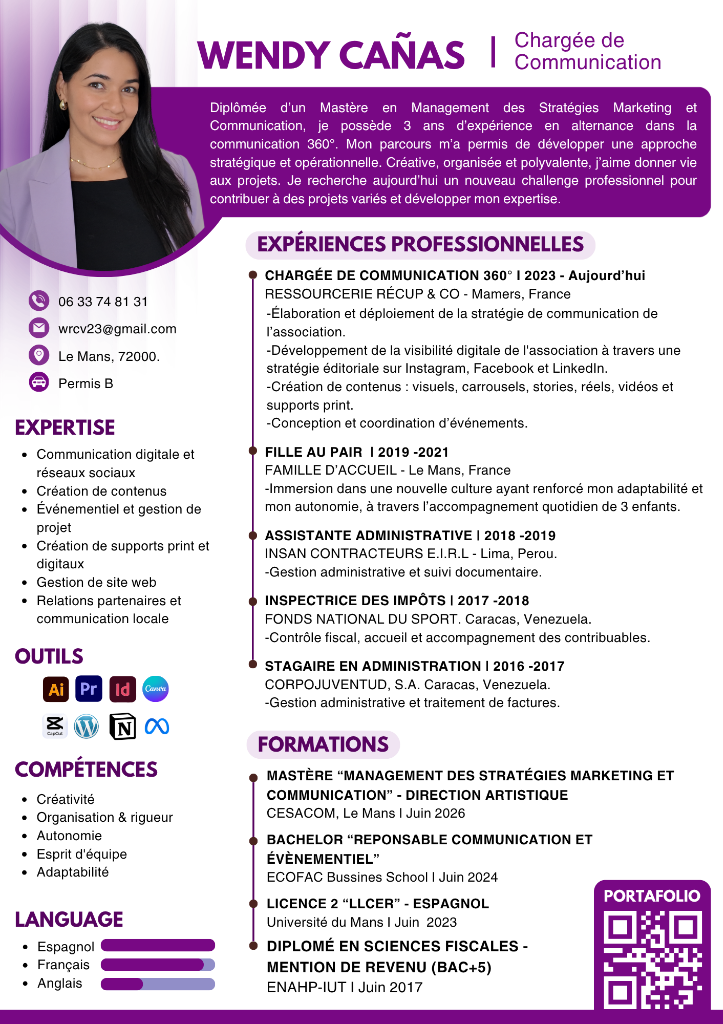 CV Wendy Cañas